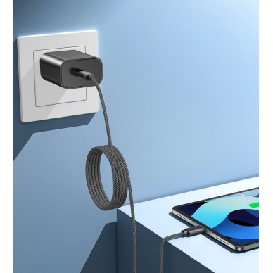 Choetech XCC-1054 240W USB-C magnetinis kabelis su PD 3.1 1.2 m – juodas 3