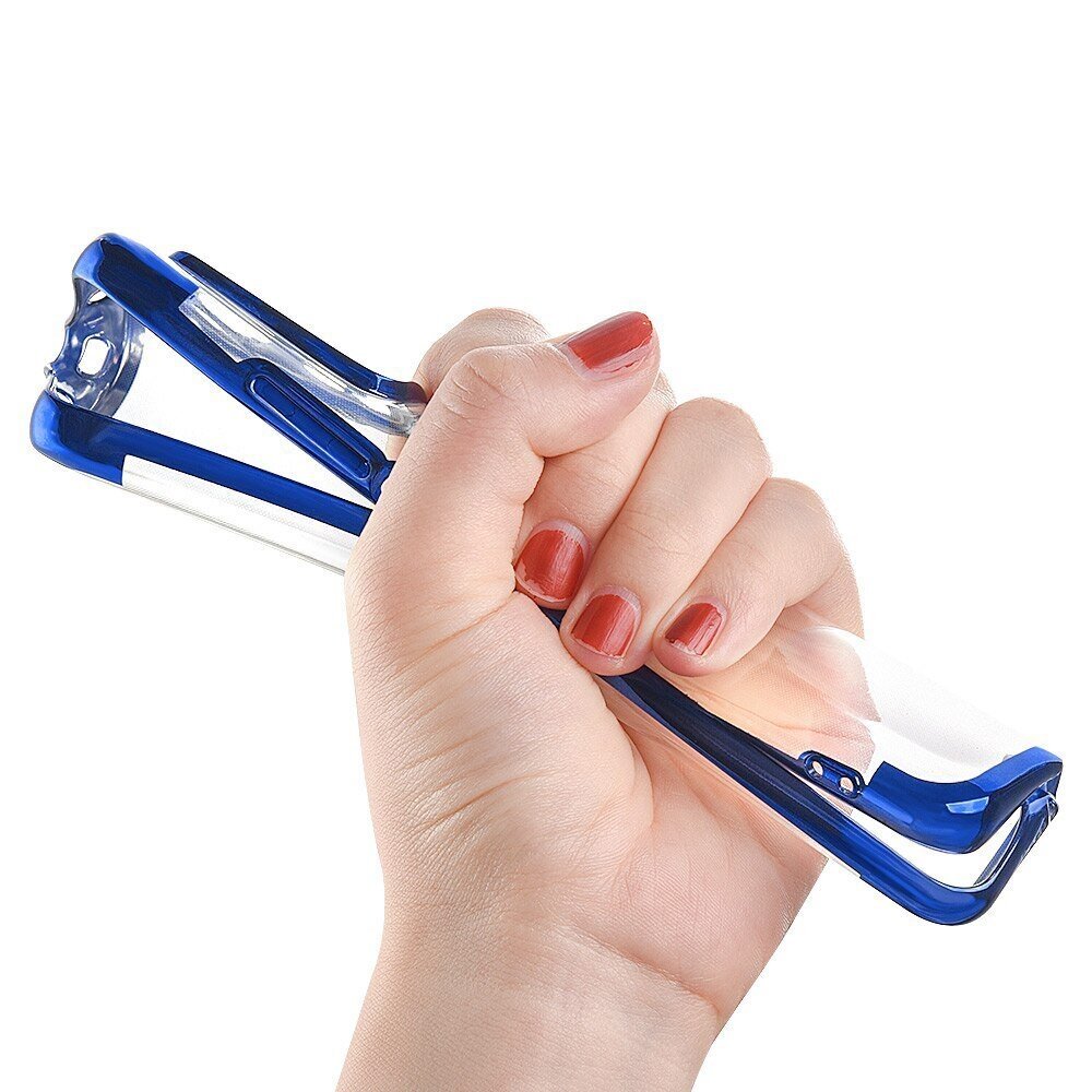 Dėklas Clear Color TPU Electroplating Xiaomi Redmi Note 10 5G / Poco M3 Pro Mėlynas 9 Dėklas Clear Color TPU Electroplating Xiaomi Redmi Note 10 5G / Poco M3 Pro Mėlynas 9