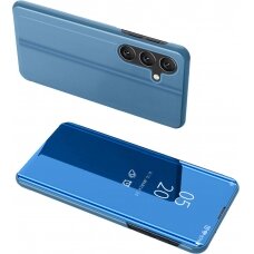 Dėklas Clear View Samsung Galaxy A24 4G Mėlynas