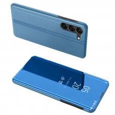 Dėklas Clear View Case Samsung Galaxy S23 Plus Mėlynas