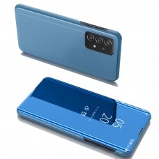 Atverčiamas dėklas Clear View Samsung Galaxy A53 5G Mėlynas