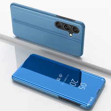 Clear View dėklas su atverčiamu dangteliu Samsung Galaxy A36 - mėlynas