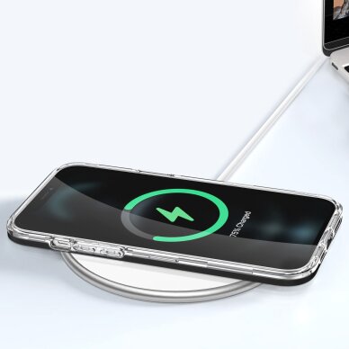 Akcija! Dėklas Clear 3in1 iPhone 11 Pro Max juodas  6