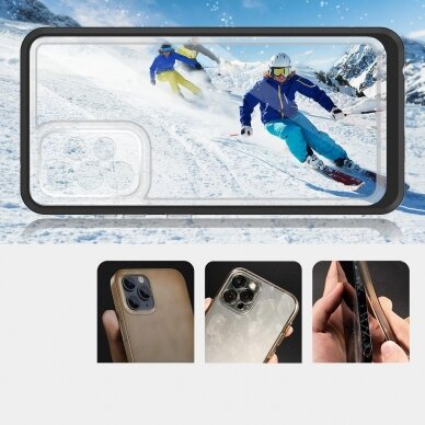 Dėklas Clear 3in1 Samsung Galaxy A13 5G juodas 9