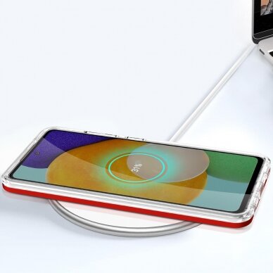 Dėklas Clear 3in1 Samsung Galaxy A13 5G raudonas 6