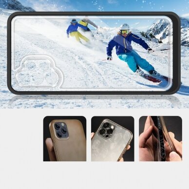 Dėklas Clear 3in1 Samsung Galaxy A32 5G juodas 9