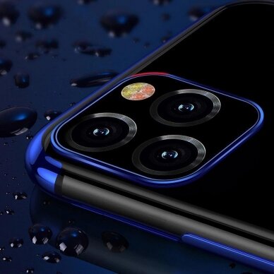 Dėklas su spalvotu kraštu TPU Electroplating iPhone 13 mini Juodas 4