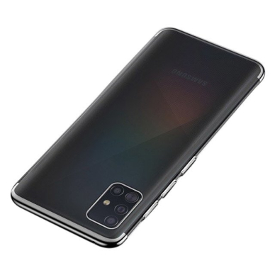 SKAIDRUS TPU DEKLAS ELECTROPLATING „SAMSUNG GALAXY A51“ Juodas (CTZ006) UCS025 HZL0431