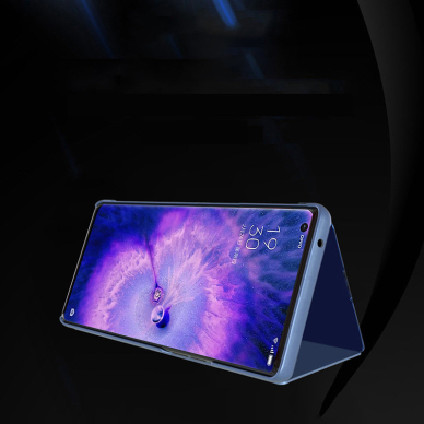 Dėklas Clear View Oppo Find X5 Pro Juodas 2 Dėklas Clear View Oppo Find X5 Pro Juodas 2