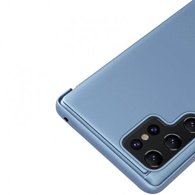 Dėklas Clear View Case Samsung Galaxy S23 Ultra Mėlynas 6