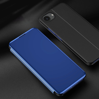iPhone 16e – Clear View Flip Cover dėklas - Mėlynas 3