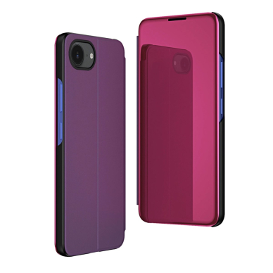 iPhone 16e – Clear View Flip Cover dėklas - Rožinis 1