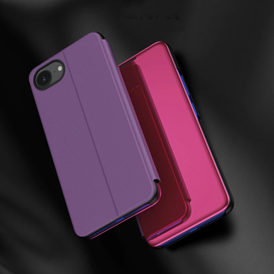 iPhone 16e – Clear View Flip Cover dėklas - Rožinis 2
