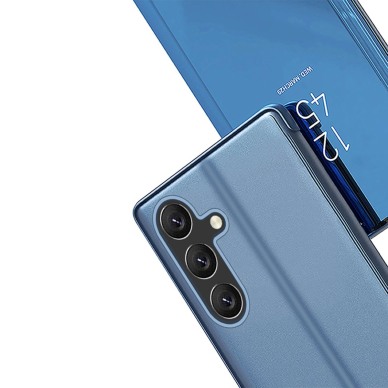Clear View dėklas su atverčiamu dangteliu Samsung Galaxy A36 - mėlynas 2