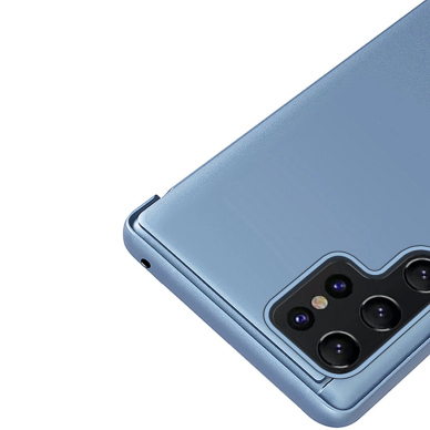 Clear View dėklas su atverčiamu dangteliu Samsung Galaxy A56 - mėlynas 6