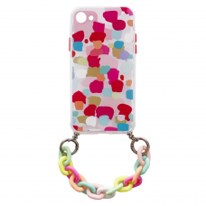 Dėklas Color Chain Case gel flexible elastic iPhone 7/8/SE2020/SE2022 multicolour