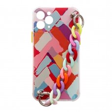Dėklas Color Chain Case gel flexible elastic iPhone XS / iPhone X multicolour