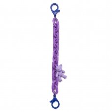 Pakabukas Color Chain (rope) Violetinis