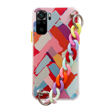 Dėklas Color Chain Case Xiaomi Redmi Note 10 / Redmi Note 10S multicolour (3) Dėklas Color Chain Case Xiaomi Redmi Note 10 / Redmi Note 10S multicolour (3)