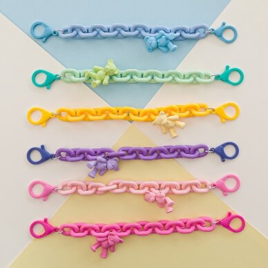 Pakabukas Color Chain (rope) Žalias 5