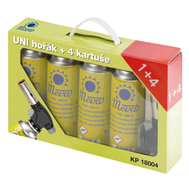 Creme Brulee 1kW universalus dujinis degiklis su rinkiniu 7