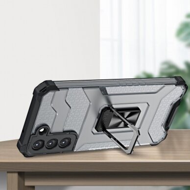 Dėklas Crystal Ring CaseSamsung Galaxy S22 + (S22 Plus) mėlynas 5 Dėklas Crystal Ring CaseSamsung Galaxy S22 + (S22 Plus) mėlynas 5