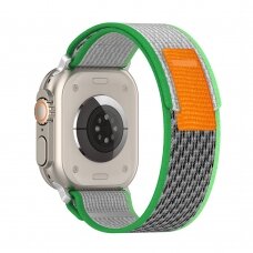 [Užsakomoji prekė] Apyrankė skirta Apple Watch 1 / 2 / 3 / 4 / 5 / 6 / 7 / 8 / SE / SE 2 / Ultra / 9 (42 mm / 44 mm / 45 mm / 49 mm) - Techsuit Watchband (W039) - Žalias-Green