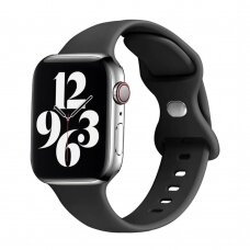 [Užsakomoji prekė] Apyrankė skirta Apple Watch 1 / 2 / 3 / 4 / 5 / 6 / 7 / 8 / 9 / SE / Ultra (42 / 44 / 45 / 49 mm) - Techsuit Watchband (W031) - Juodas