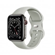 [Užsakomoji prekė] Apyrankė skirta Apple Watch 1 / 2 / 3 / 4 / 5 / 6 / 7 / 8 / 9 / SE / Ultra (42 / 44 / 45 / 49 mm) - Techsuit Watchband (W031) - Pilkas
