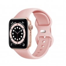 [Užsakomoji prekė] Apyrankė skirta Apple Watch 1 / 2 / 3 / 4 / 5 / 6 / 7 / 8 / 9 / SE / Ultra (42 / 44 / 45 / 49 mm) - Techsuit Watchband (W031) - Rožinis