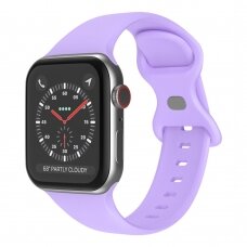 [Užsakomoji prekė] Apyrankė skirta Apple Watch 1 / 2 / 3 / 4 / 5 / 6 / 7 / 8 / 9 / SE / Ultra (42 / 44 / 45 / 49 mm) - Techsuit Watchband (W031) - Violetinis