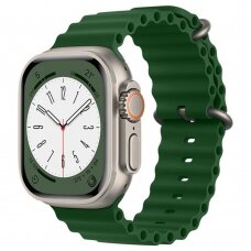 [Užsakomoji prekė] Apyrankė skirta Apple Watch 1 / 2 / 3 / 4 / 5 / 6 / 7 / SE / 8 / 9 (38 / 40 / 41mm) - Techsuit Watchband (W038) - Army Žalias