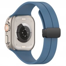 [Užsakomoji prekė] Apyrankė skirta Apple Watch 1/2/3/4/5/6/7/8/9/SE/SE 2 (38/40/41mm) - Techsuit Watchband (W011) - Mėlyna