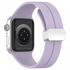 [Užsakomoji prekė] Apyrankė skirta Apple Watch 1/2/3/4/5/6/7/8/9/SE/SE 2/Ultra (42/44/45/49mm) - Techsuit Watchband (W011) - Violetinė