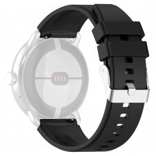 [Užsakomoji prekė] Apyrankė skirta Pixel Watch, Samsung Galaxy Watch 4/5/6, Active (40 / 44 mm), Huawei Watch GT / GT 2 / GT 3 (42 mm) - Techsuit Watchband 20mm (W026) - Juodas ZND933