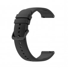 [Užsakomoji prekė] Apyrankė skirta Samsung Galaxy Watch 4/5/6, Galaxy Watch Active (40 / 44 mm), Huawei Watch GT / GT 2 / GT 3 (42 mm) - Techsuit Watchband 20mm (W001) - Juodas
