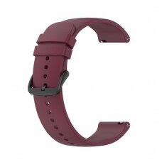 [Užsakomoji prekė] Apyrankė skirta Samsung Galaxy Watch 4, Galaxy Watch Active (40 / 44 mm), Huawei Watch GT / GT 2 / GT 3 (42 mm) - Techsuit Watchband 20mm (W001) - Tamsiai Raudonas ZND933