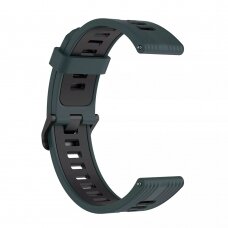 [Užsakomoji prekė] Apyrankė skirta Samsung Galaxy Watch 4/5/6, Galaxy Watch Active (40/ 44 mm), Huawei Watch GT / GT 2 / GT 3 (42 mm) - Techsuit Watchband 20mm (W002) - Žalias ZND933