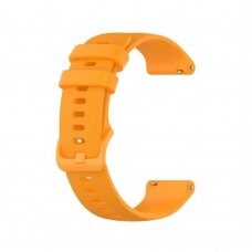 [Užsakomoji prekė] Apyrankė skirta Samsung Galaxy Watch 4, Galaxy Watch Active (40 / 44 mm), Huawei Watch GT / GT 2 / GT 3 (42 mm) - Techsuit Watchband 20mm (W006) - Oranžinis ZND933