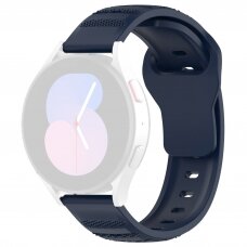 [Užsakomoji prekė] Apyrankė Samsung Galaxy Watch 4/5/6/Active 2, Huawei Watch GT 3 (42mm)/GT 3 Pro (43mm) - Techsuit Watchband (W050) - Mėlyna