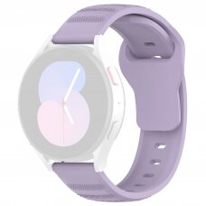 [Užsakomoji prekė] Apyrankė Samsung Galaxy Watch 4/5/6/Active 2, Huawei Watch GT 3 (42mm)/GT 3 Pro (43mm) - Techsuit Watchband (W050) - Violetinė