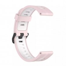 [Užsakomoji prekė] Apyrankė skirta Samsung Galaxy Watch (46mm) / Gear S3, Huawei Watch GT / GT 2 / GT 2e / GT 2 Pro / GT 3 (46 mm) - Techsuit Watchband 22mm (W002) - Rožinis ZND933