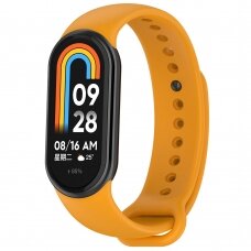 [Užsakomoji prekė] Apyrankė Xiaomi Mi Band 8 / 8 NFC - Techsuit Watchband (W014) - Oranžinės spalvos