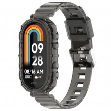 [Užsakomoji prekė] Apyrankė Xiaomi Mi Band 8 / 8 NFC - Techsuit Watchband (W017) - Juodas