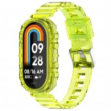 [Užsakomoji prekė] Apyrankė Xiaomi Mi Band 8 / 8 NFC - Techsuit Watchband (W017) - Geltonas