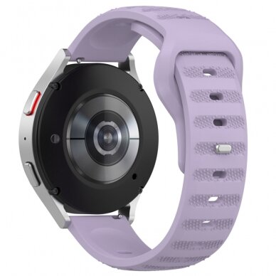 [Užsakomoji prekė] Apyrankė Huawei Watch GT 2 (46mm)/GT 2 Pro/GT 3 Pro (46mm)/Ultimate, Xiaomi Watch S1 - Techsuit Watchband (W050) - Violetinė 3