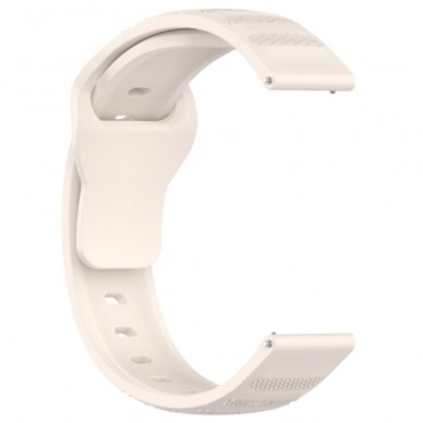 [Užsakomoji prekė] Apyrankė Samsung Galaxy Watch 4/5/Active 2, Huawei Watch GT 3 (42mm)/GT 3 Pro (43mm) - Techsuit Watchband (W050) - Smėlio 2