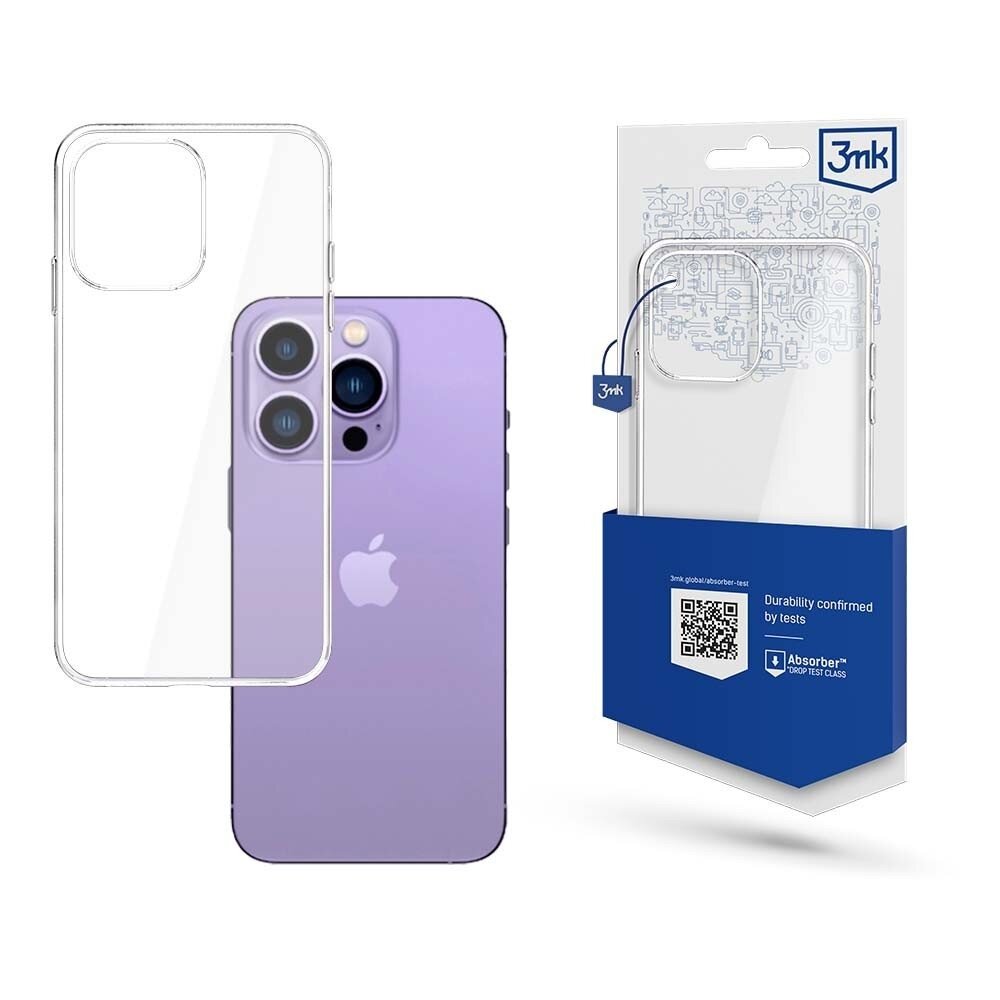 Dėklas 3mk Clear 1,2mm Apple iPhone 15 Dėklas 3mk Clear 1,2mm Apple iPhone 15