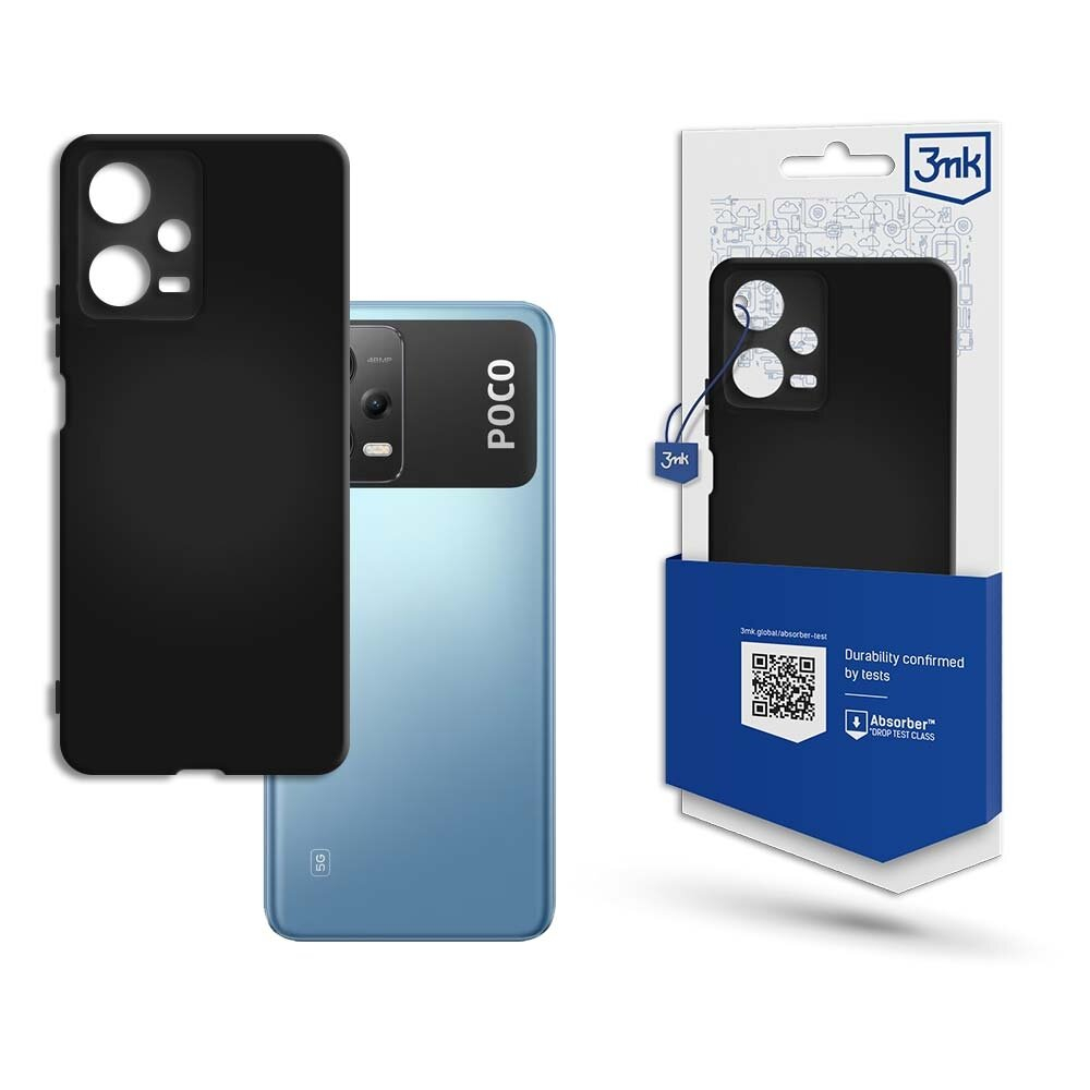 Dėklas 3mk Matt Xiaomi Poco X5 5G juodas Dėklas 3mk Matt Xiaomi Poco X5 5G juodas