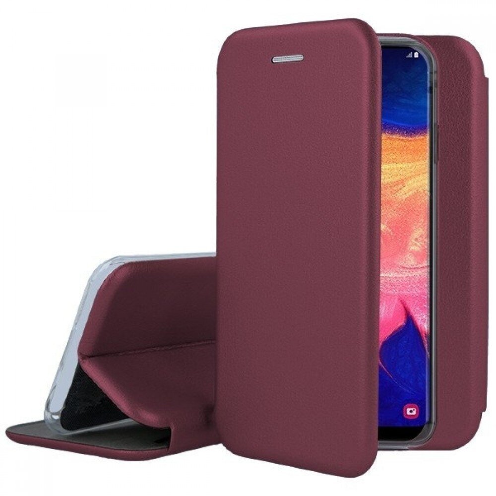 Dėklas Book Elegance Samsung A105 A10 Bordo Dėklas Book Elegance Samsung A105 A10 Bordo